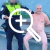 Полностью голого неадеквата, который бегал по Шуваловскому проспекту, задержали накануне вечером инспекторы ДПС.