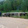 Пассажирский автобус опрокинулся в Красноярском крае Автобус «Красноярск-...
