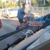 Самокатчик врезался в легковушку на дороге в Кемерово. ДТП произошло на...
