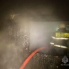 В Абакане ночью тушили двухквартирный жилой дом