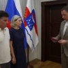 «От души поздравляю. За сына вам большое спасибо»: мэр Сочи такими словами закончил речь на вручении ордена Мужества.