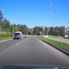 Неуклюжая поездка против шерсти по кольцу в Ангарске. На круговое на...