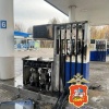 В Балашихе на Леоновском шоссе 16-летний молодой человек поджег колонку на...