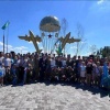 В Климовском районе Брянской области открыли сквер и памятный знак к 95-летию ВДВ.