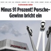 Прибыль Porsche упала на 91%
