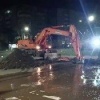 Поздней ночью в Саяногорске начались работы на перекрестке Ленина-Пионерской,...