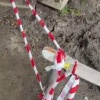 У школы №149 провалился грунт. Обвал случился прямо у ворот, участок уже...