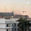 Момент атаки йеменскими хуситами по гостинице в израильском городе Эйлат....