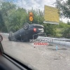 В Кемерове в ДТП перевернулся автомобиль: пострадали два человека