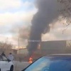 «Камаз» загорелся прямо на дороге в Первоуральске