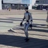 В Новосибирске на улицах заметили гуляющего робота