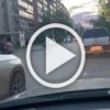 На Уралмаше самокатчик сознательно не уступал дорогу...