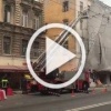На Загородном проспекте с дома №17 с диким грохотом...
