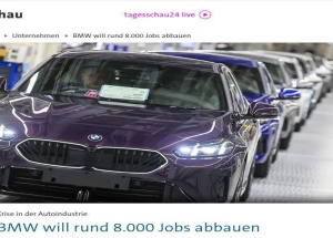 BMW сократит около 8 тыс. рабочих к концу 2027-го. Первые увольнения начнутся уже в этом году.