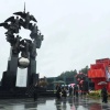 16-метровый памятник открыли в квартале «Архангел Михаил».