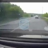 В сети появился момент смертельного ДТП в Белово.