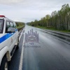 Трасса за Канском в строну Иркутска. Фура повредила более ста метров...