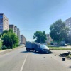 В Абакане в ДТП пострадал водитель мотоцикла