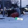 Ассенизаторская машина влетела в легковушку на перекрестке в Ангарске В...