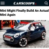Mini снова хочет выпускать по-настоящему маленькие машинки — бренд хочет сделать компактный авто длиной 3,6 метра.