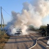В селе Быковка Яковлевского округа вчера вечером загорелся внедорожник
