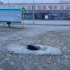 Открытый люк заметил на Ровенской. В утреннее и вечернее время прохожие могут...