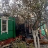 В Брянске огонь уничтожил жилой дом на улице Киевской