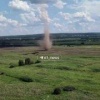 В Солнечном возле домов заметили «торнадо»