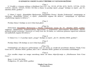 Черногория ввела визовый режим для россиян и белорусов.