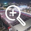 Тысячи оренбуржцев собрались у сцены. Концерт на площади...