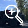 Фото техники на репетиции парада на Первомайской площади.