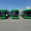 В Екатеринбург прибыли еще 15 автобусов-гармошек