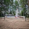 В Большом Улуе началось благоустройство Сквера Героев (2 этап) в рамках Программы поддержки местных инициатив