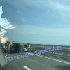🗣Во Владивостоке на Низководном мосту сегодня перевернулся автомобиль в...