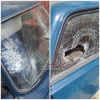 Неизвестные разбили стекла автомобиля на Эльмаше
