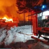 В Богучанском районе на площади 1200 квадратных метров горела пилорама