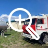 В Черногорске пожарные потушили крышу завода