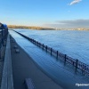 Вот так выглядят подтопленная центральная набережная в и остров Татышев у...