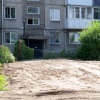 Коммунальщики засыпали «туимский» провал во дворе в Черногорске.