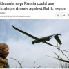 Литовская разведка заявила, что Россия якобы может использовать украинские дроны для атак на страны Балтии.