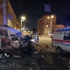 Жуткая авария в Белгороде: автомобиль BMW влетел в скорую, от удара последнюю разорвало на части. 