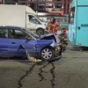 Пьяный водитель протаранил два автобуса в Петербурге и попытался сбежать