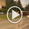 Трамвай № 1 сошел с рельсов на Вторчермете