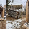 Медведь разгромил гостевой домик Федерации лыжного спорта в Тыве. Приключения косолапого попали на камеру.