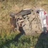 Микроавтобус перевернулся на трассе: пострадала семья с двумя детьми из...