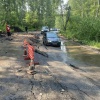 Угроза обрушения нескольких дорог появилась в Красноярске после дождей. Речь...
