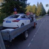В Зеленогорске инспектор ГИБДД врезался в опору трубопровода на служебной...