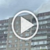 На Ярославском шоссе в квартире дома 28 пожар — из окон...