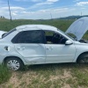 В Ширинском районе автомобиль съехал с дороги