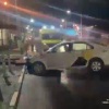 Сегодня ночью на ул. Сумская легковушка столкнулась с тепловозом